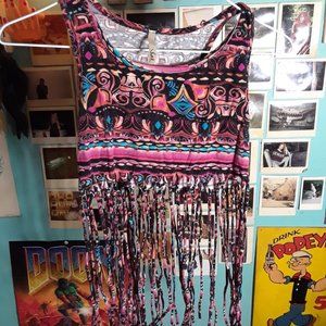 Colorful Cut Comfy Top